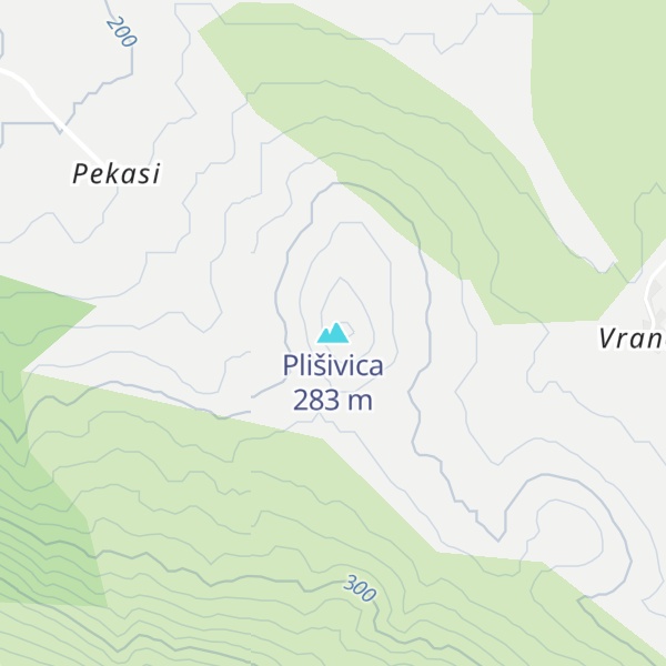 Map of Plišivica