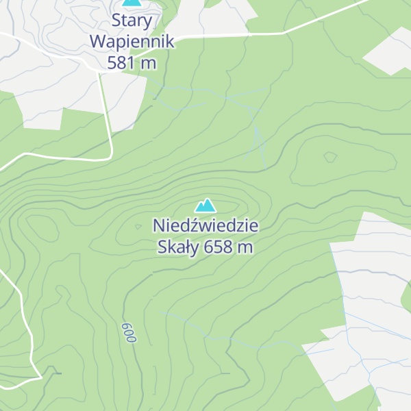 Map of Niedźwiedzie Skały