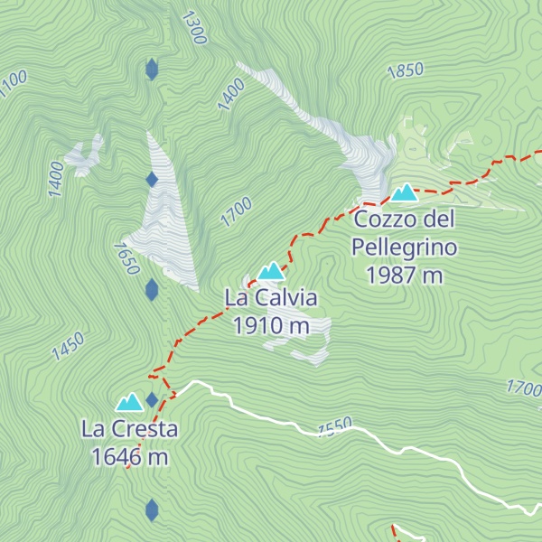 Map of La Calvia