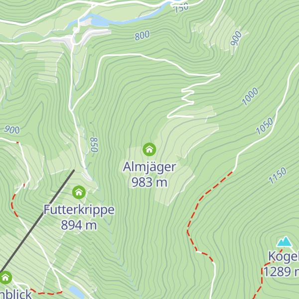 Map of Almjäger