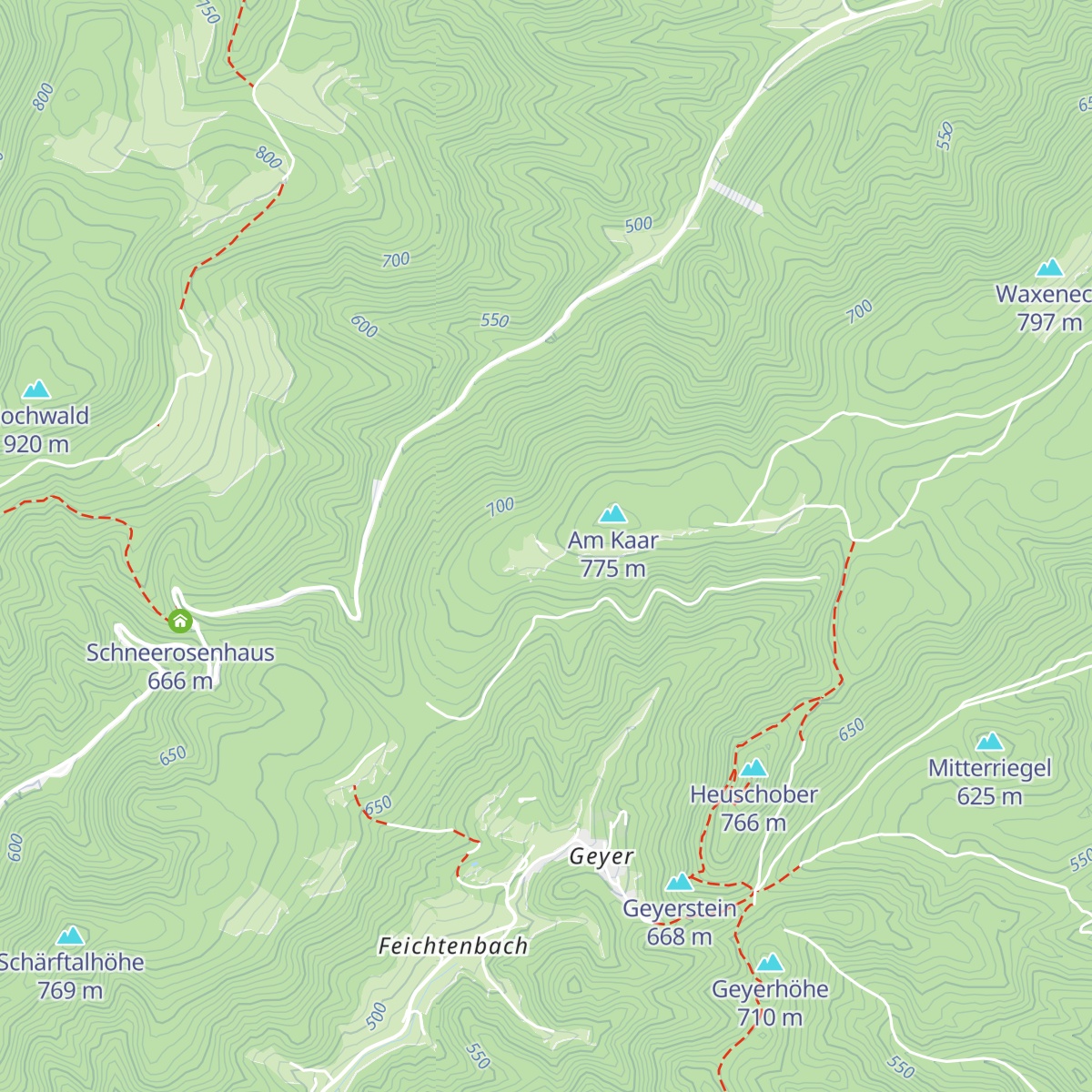 Waxeneckhaus map
