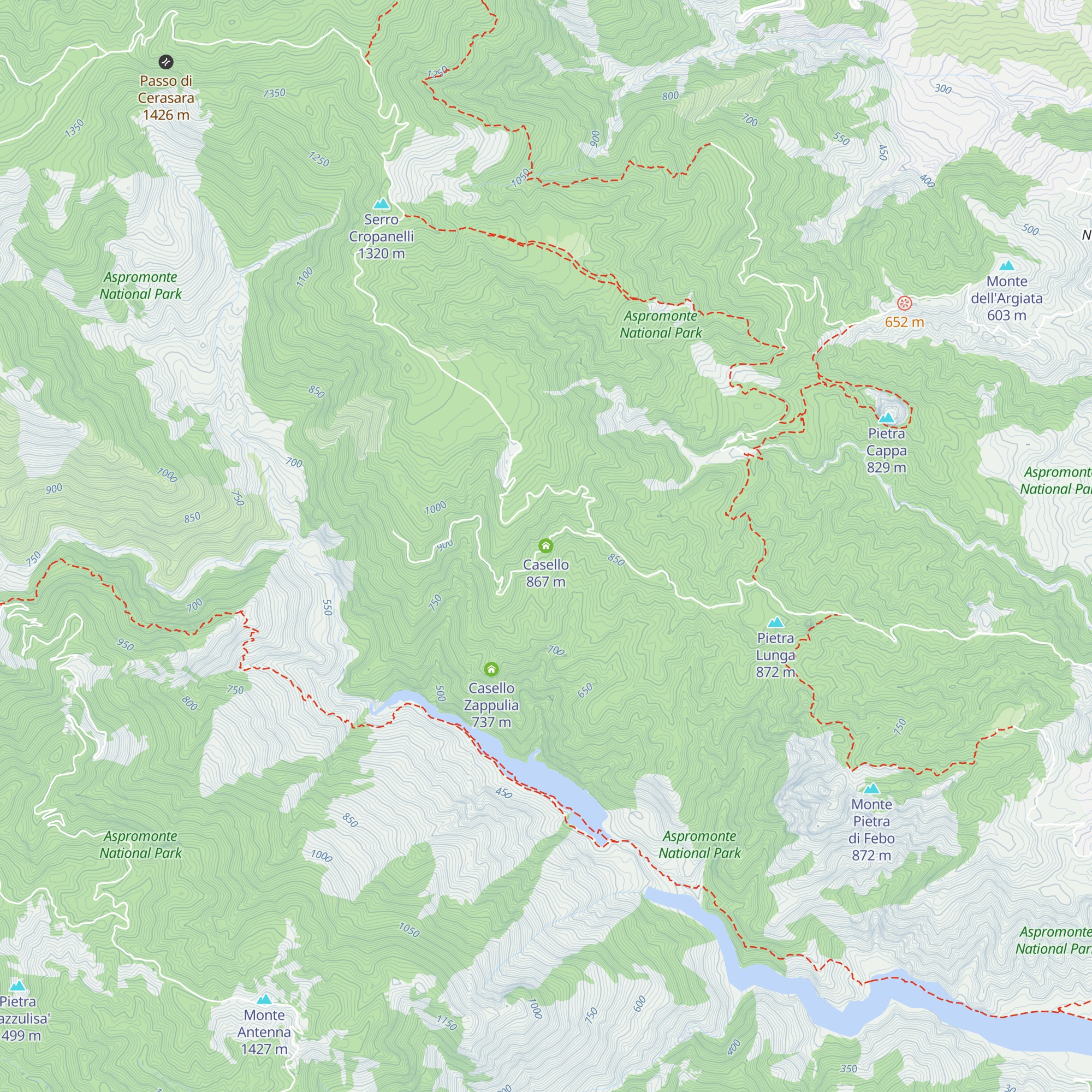 Casello map