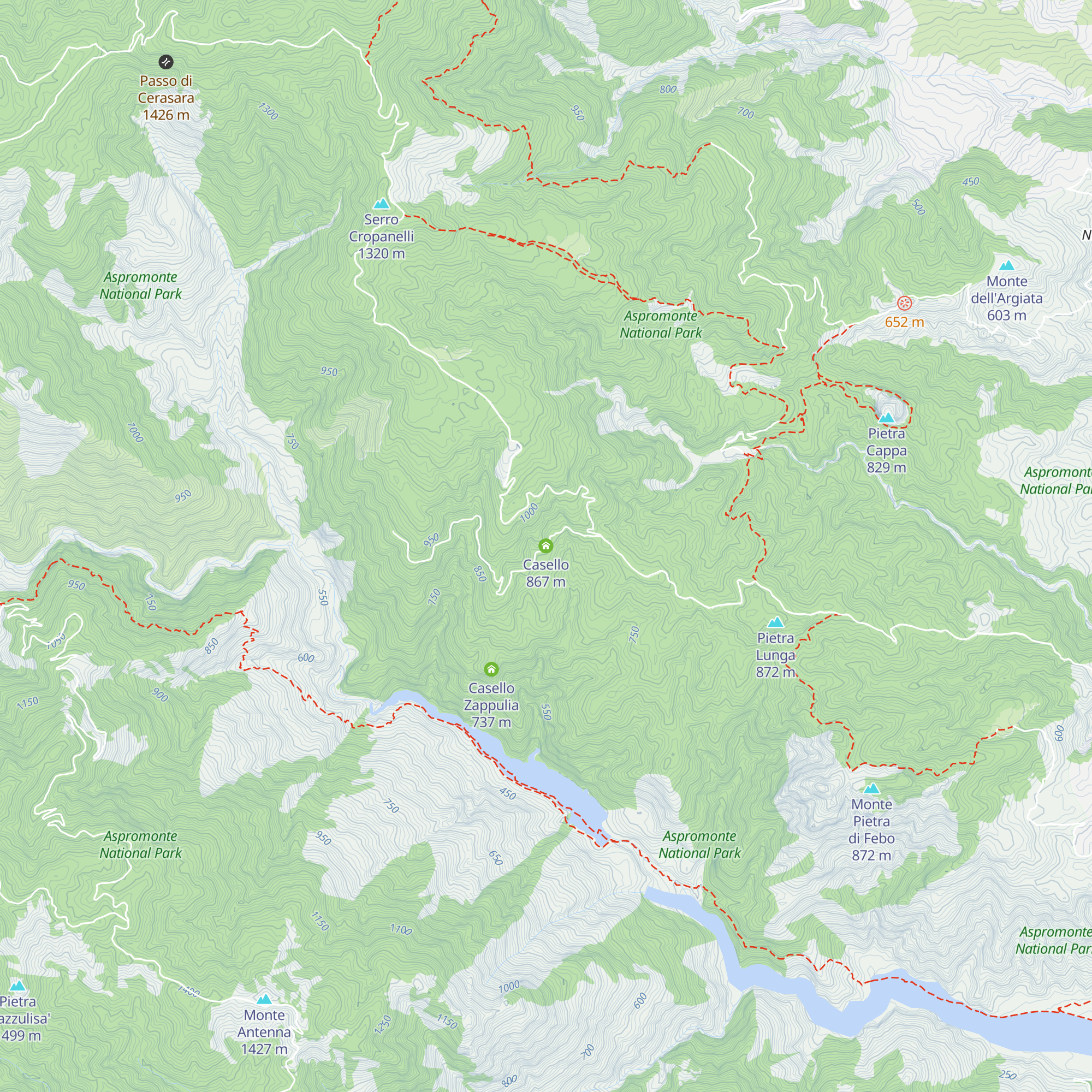 Casello map