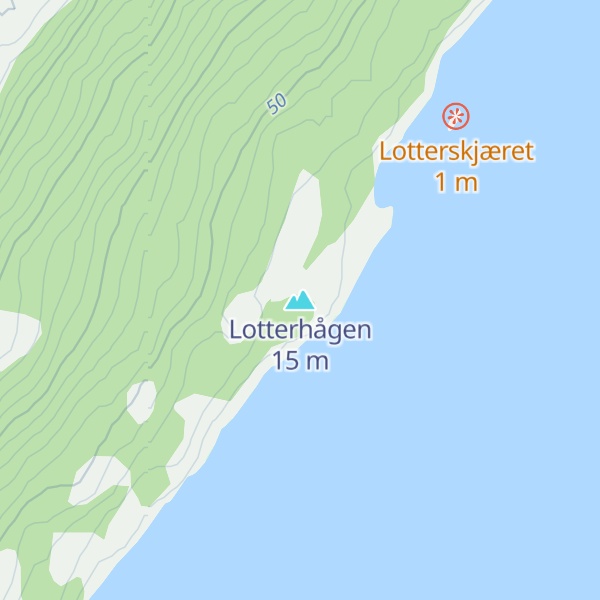 Map of Lotterhågen