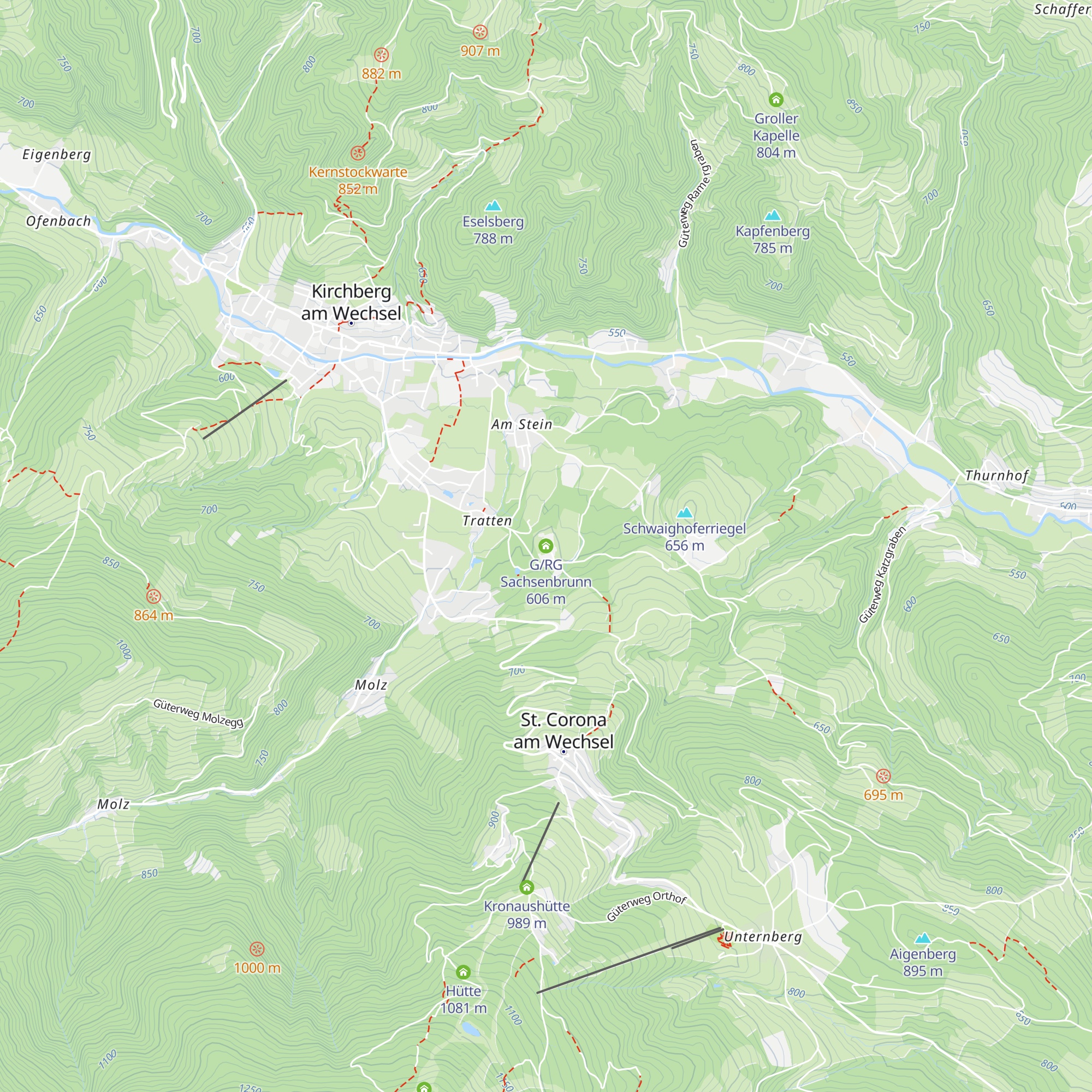 G/RG Sachsenbrunn map