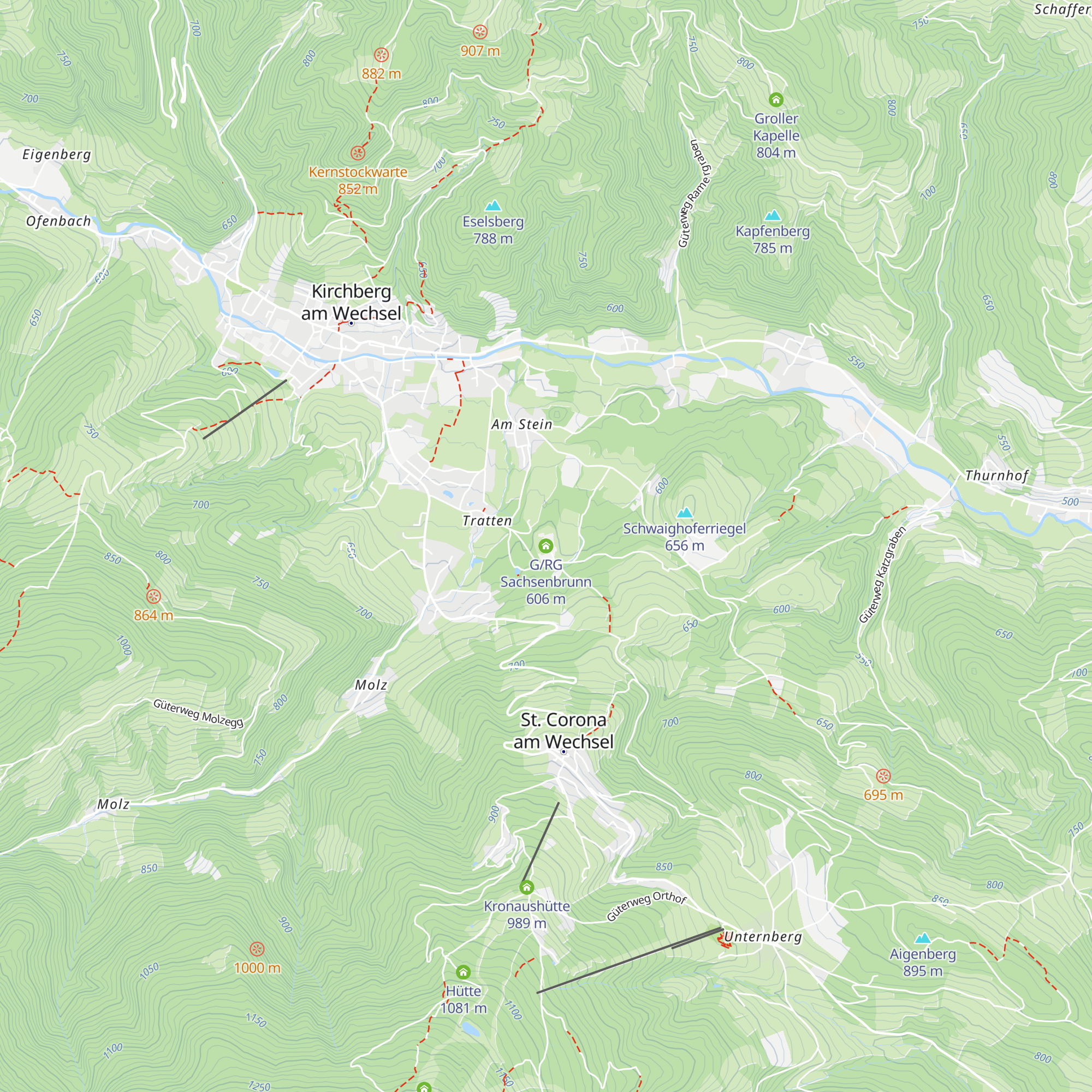 G/RG Sachsenbrunn map