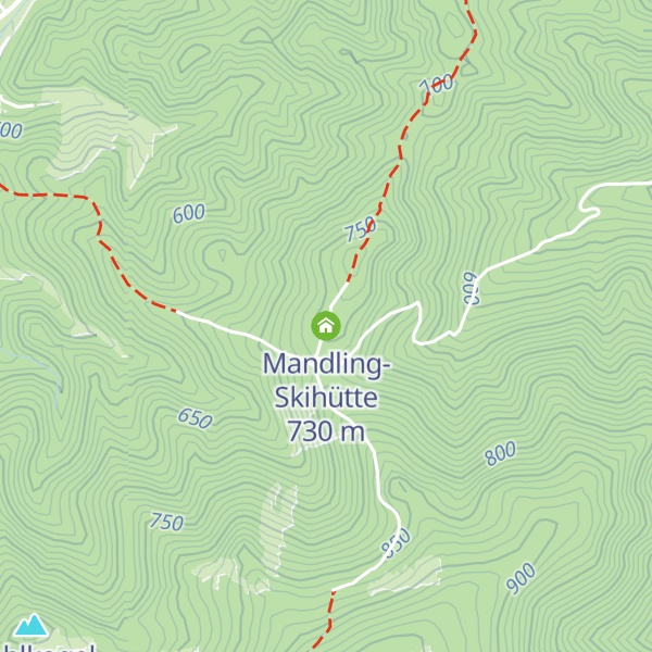Map of Mandling-Skihütte
