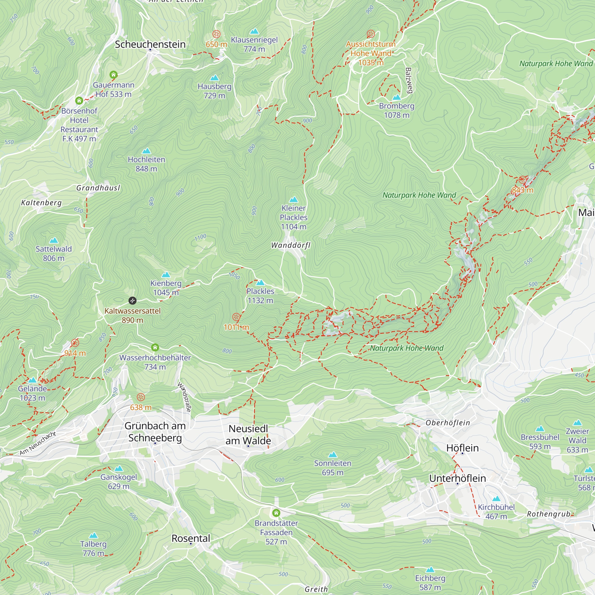 Waldfreundehütte map