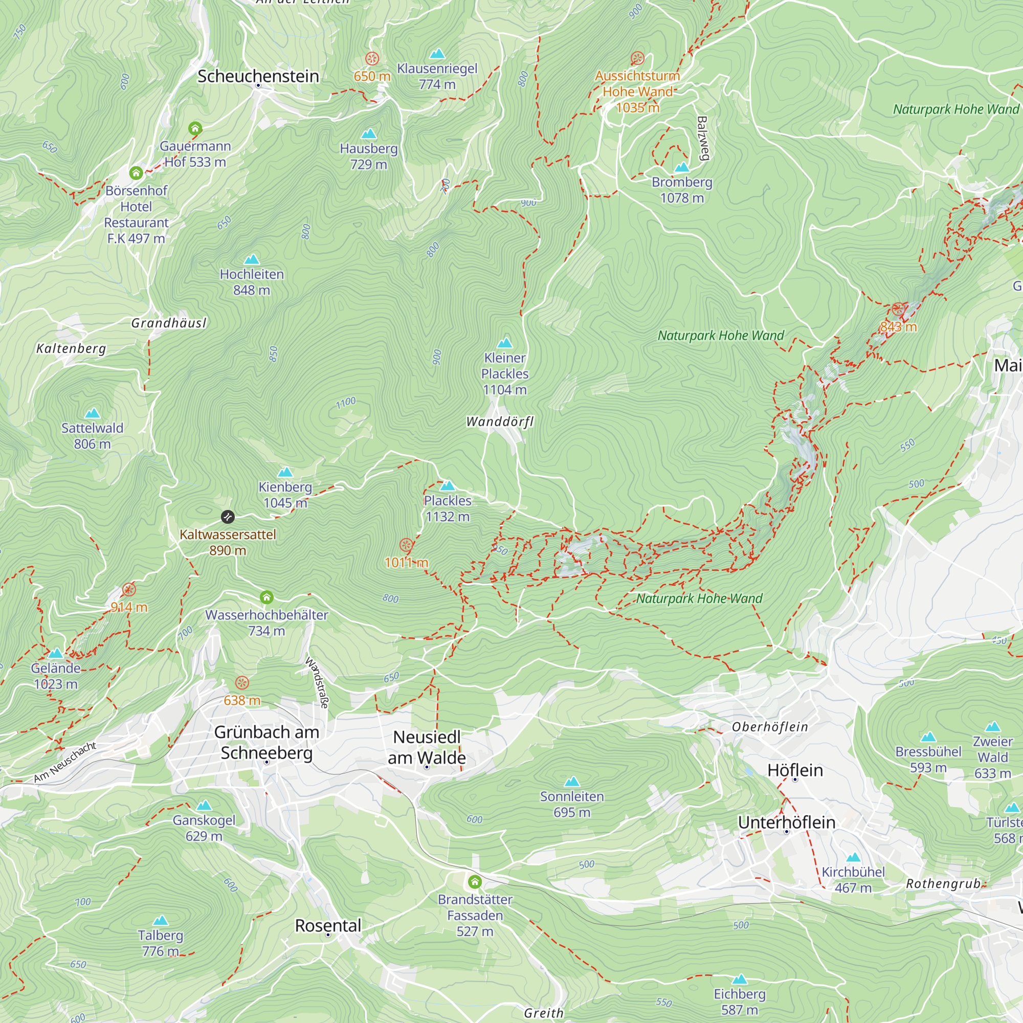 Waldfreundehütte map