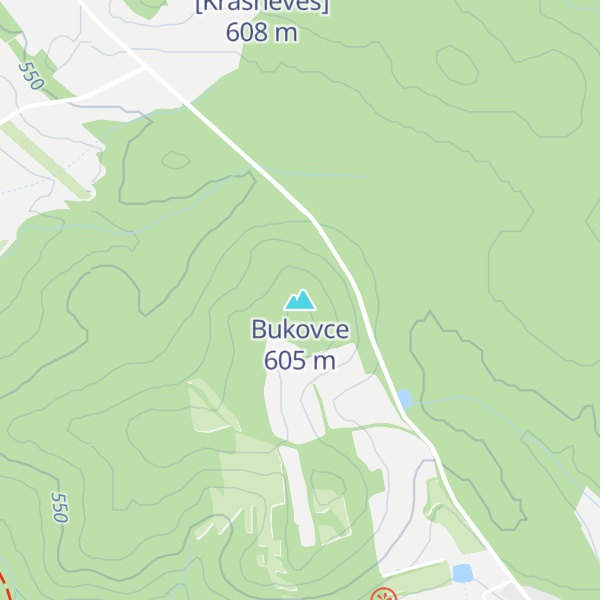 Map of Bukovce