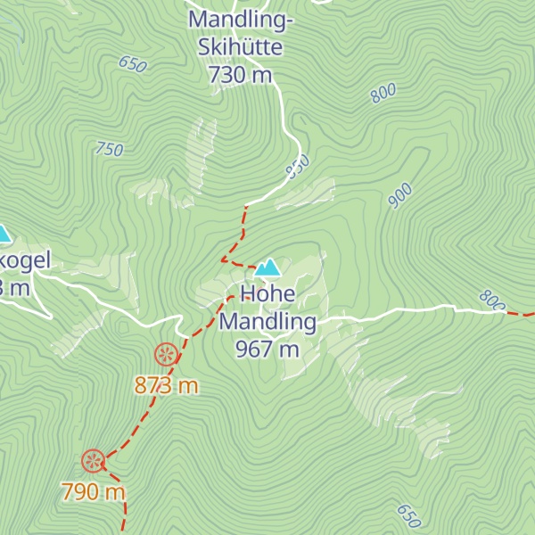 Map of Hohe Mandling