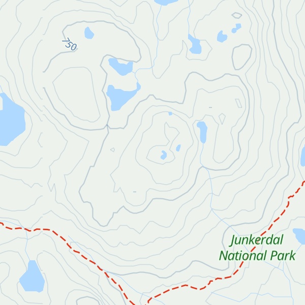 Map of Jåttuvárre
