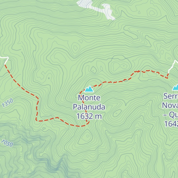 Map of Monte Palanuda