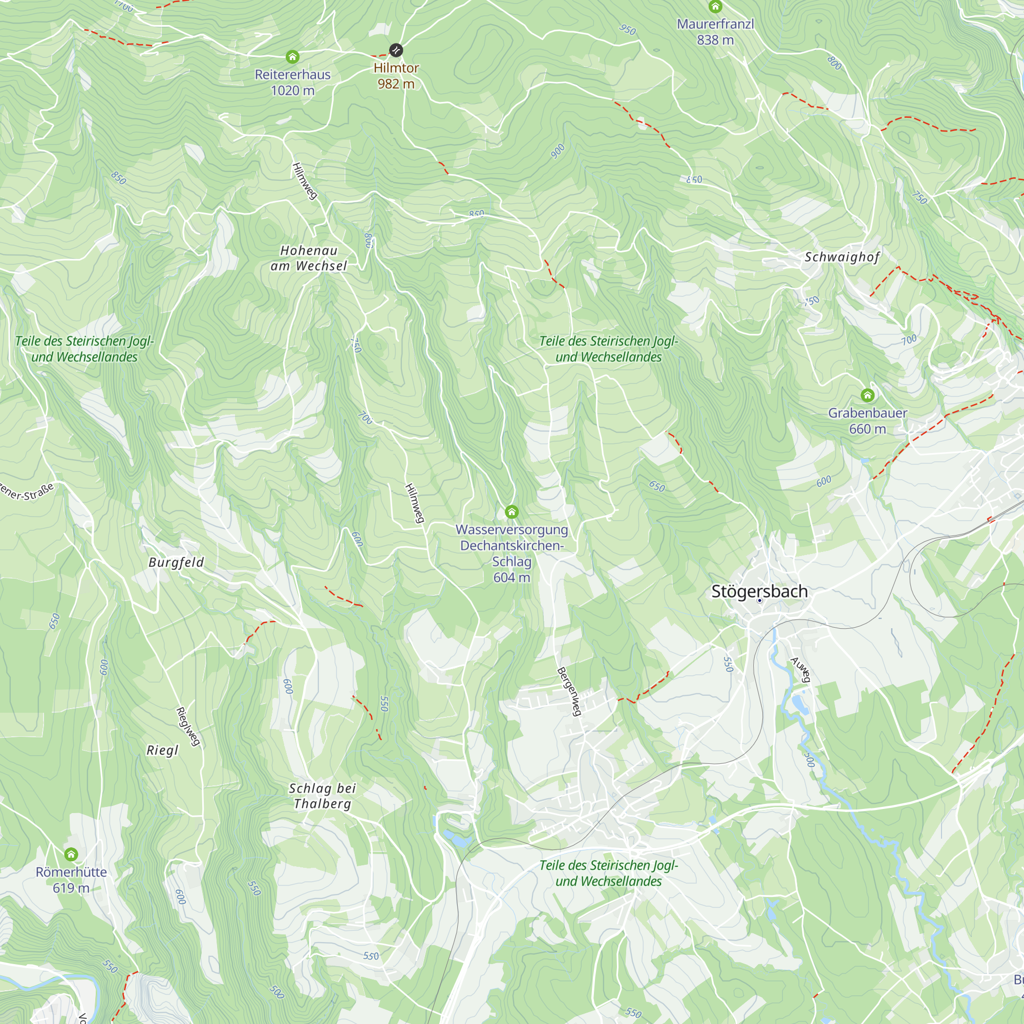 Wasserversorgung Dechantskirchen-Schlag map