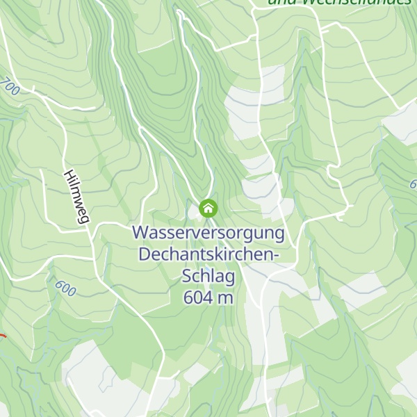 Map of Wasserversorgung Dechantskirchen-Schlag