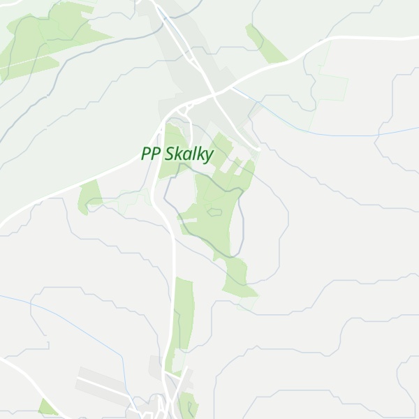 Map of Skalky [Havraníky]