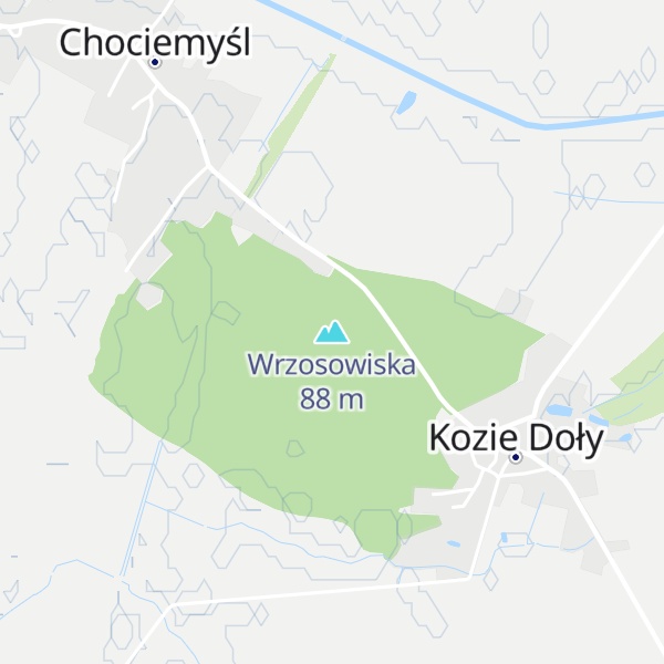 Map of Wrzosowiska