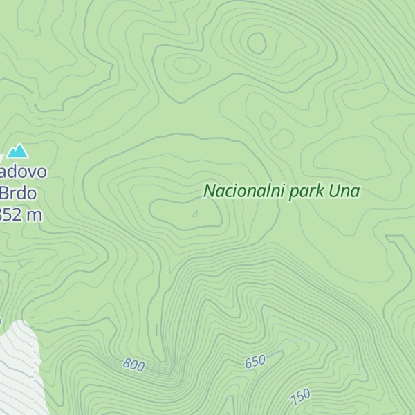 Map of Golo brdo