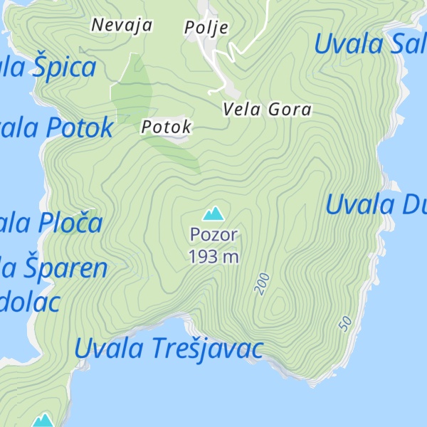 Map of Pozor