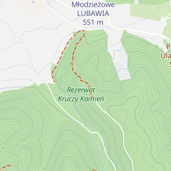 Map of Krucza Skała