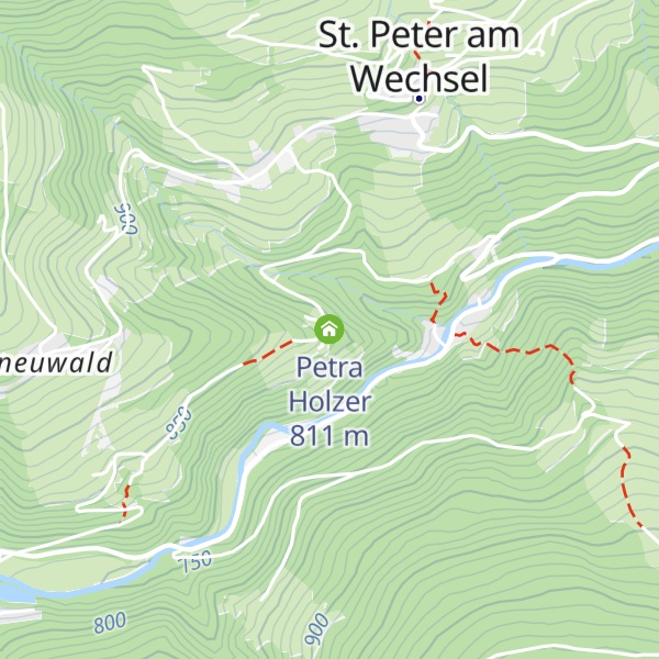 Map of Petra Holzer