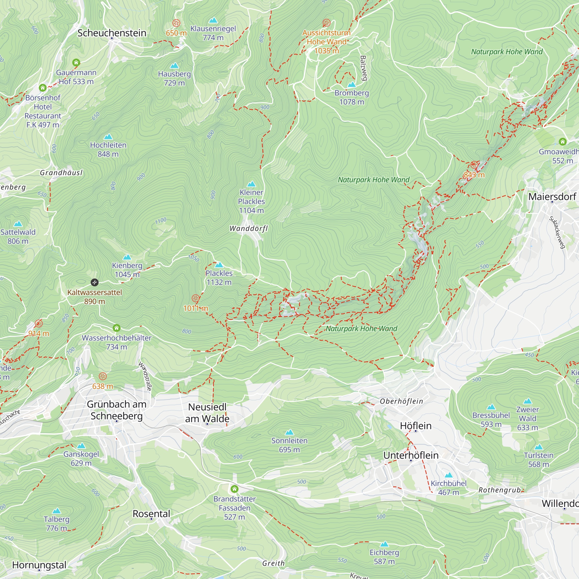 Eicherthütte map