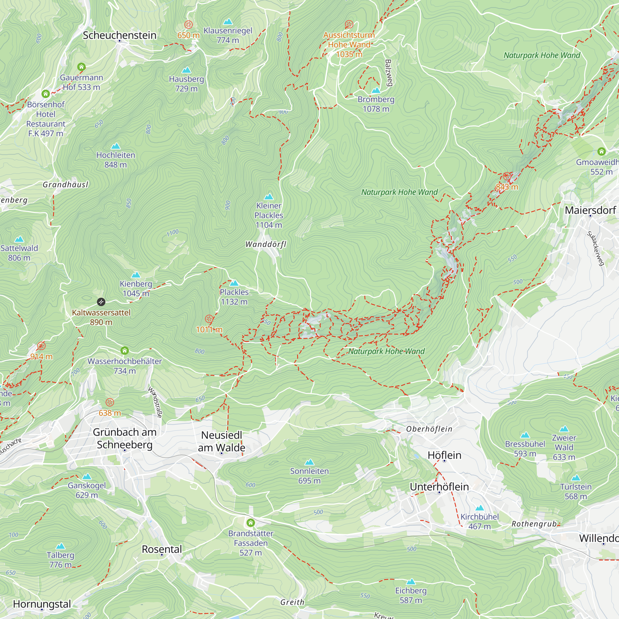 Eicherthütte map