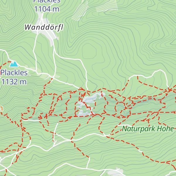 Map of Berghütterl Fritz