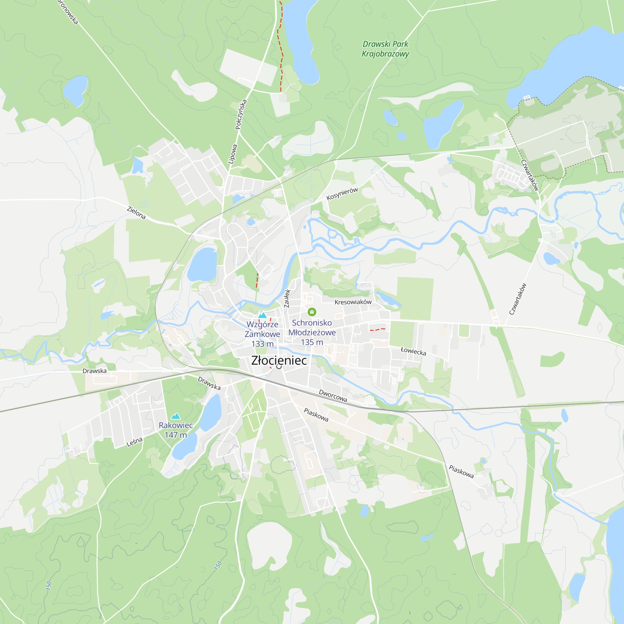 Schronisko Młodzieżowe map