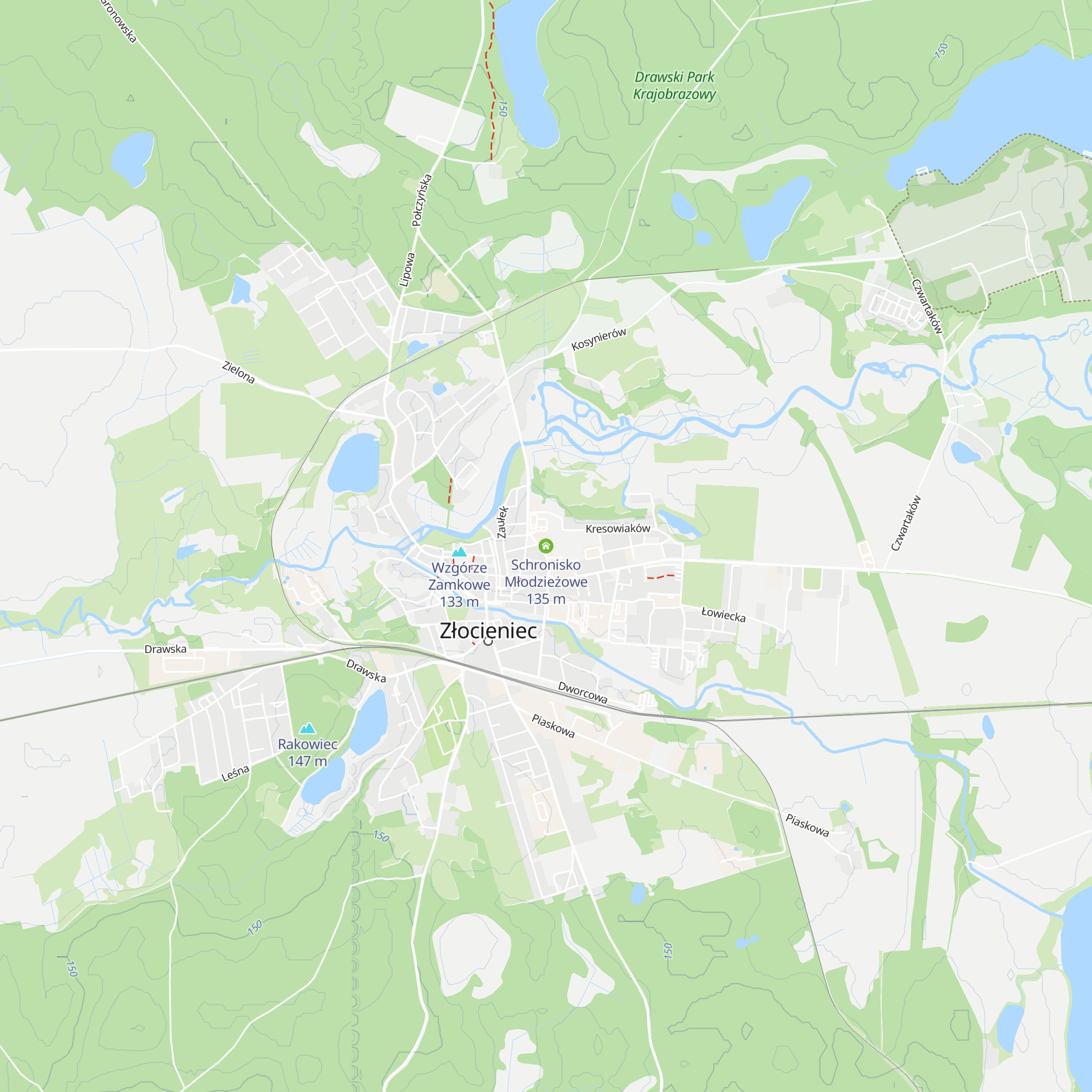 Schronisko Młodzieżowe map