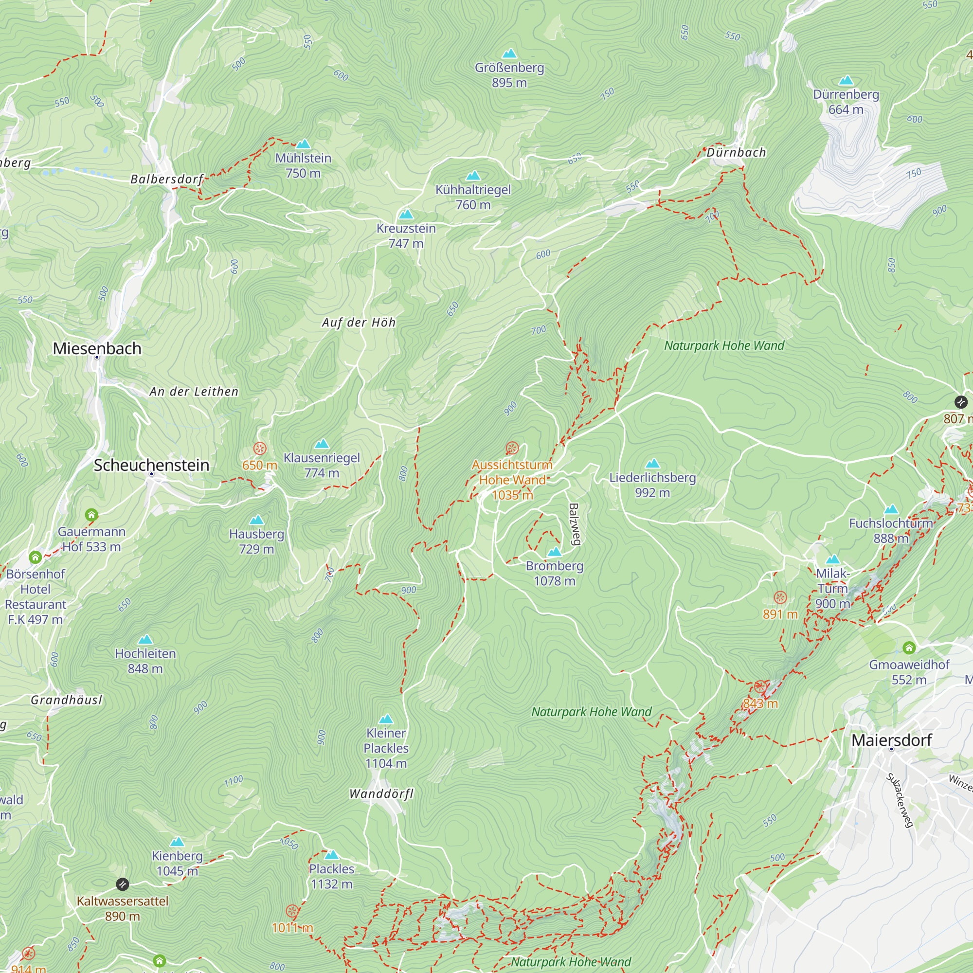 Futterhütte map