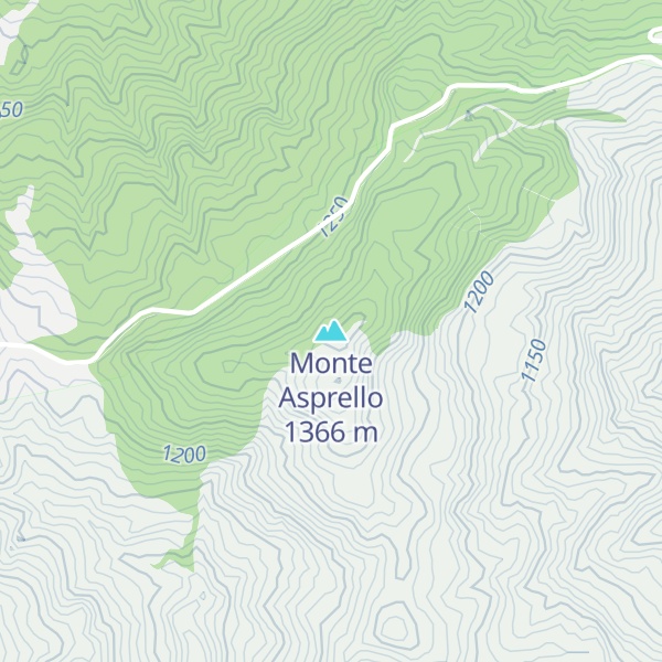 Map of Monte Asprello