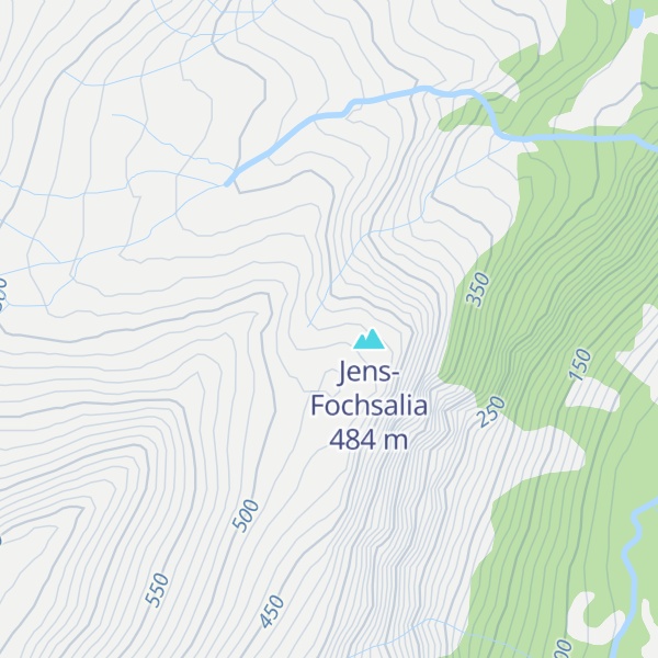 Map of Jensfoksalitinden