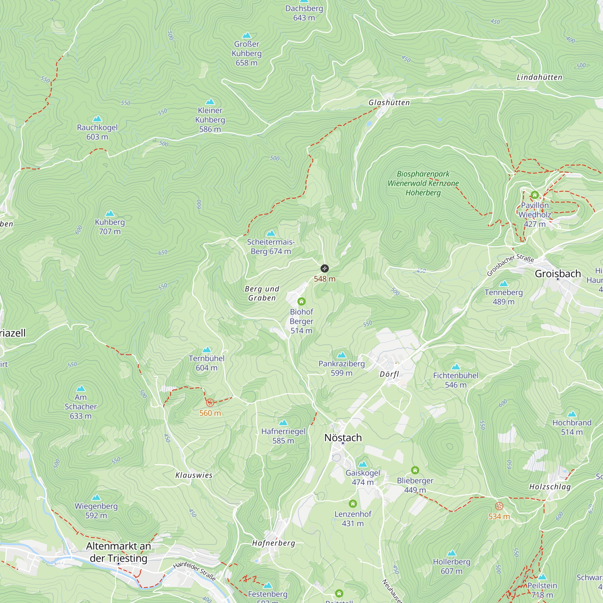 Biohof Berger map