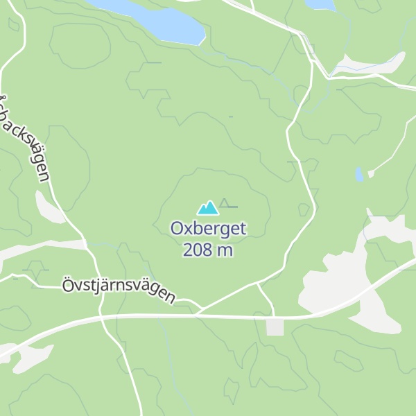 Map of Oxberget