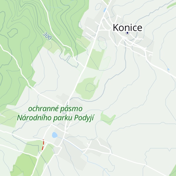 Map of Popický vrch [Znojmo-Popice]