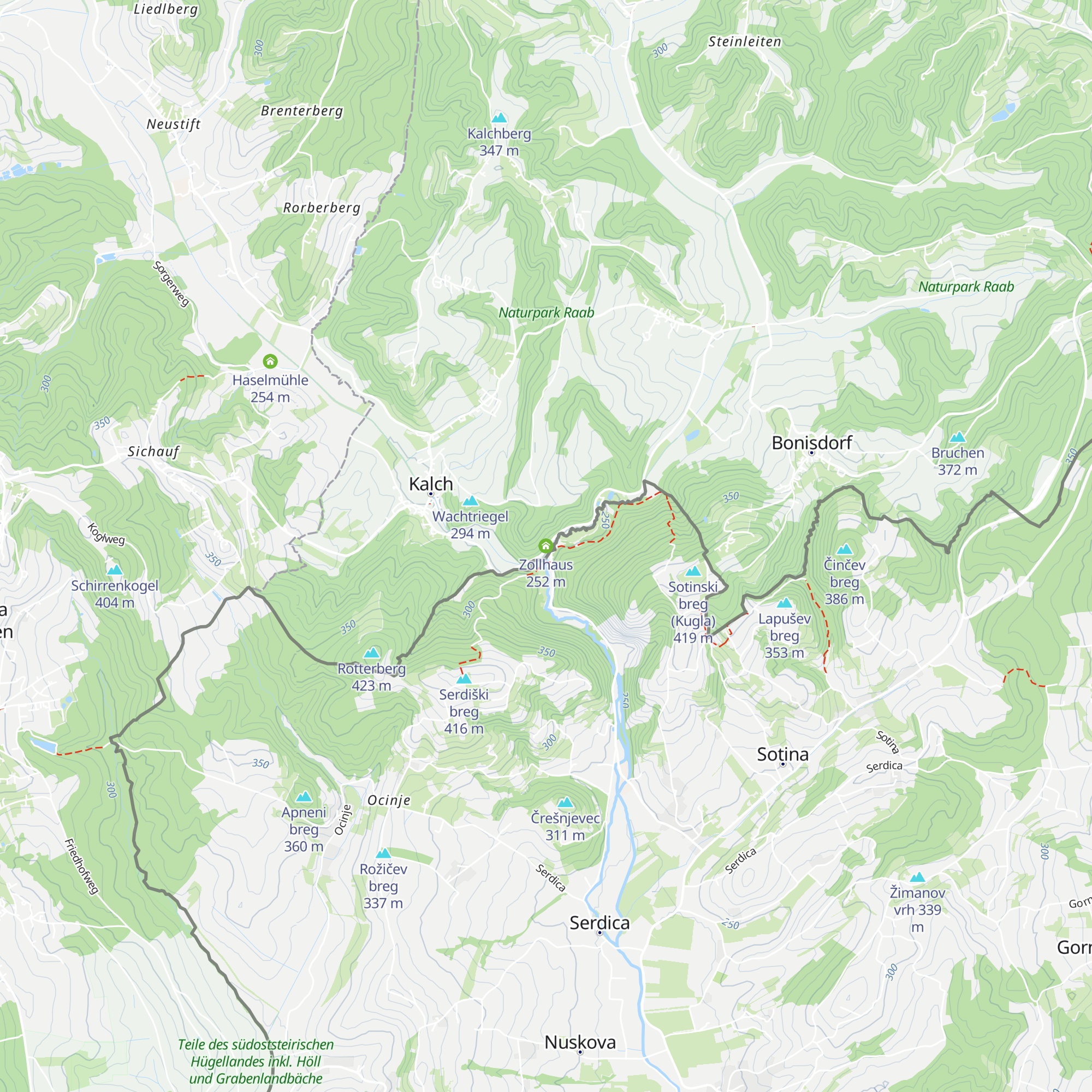 Zollhaus map