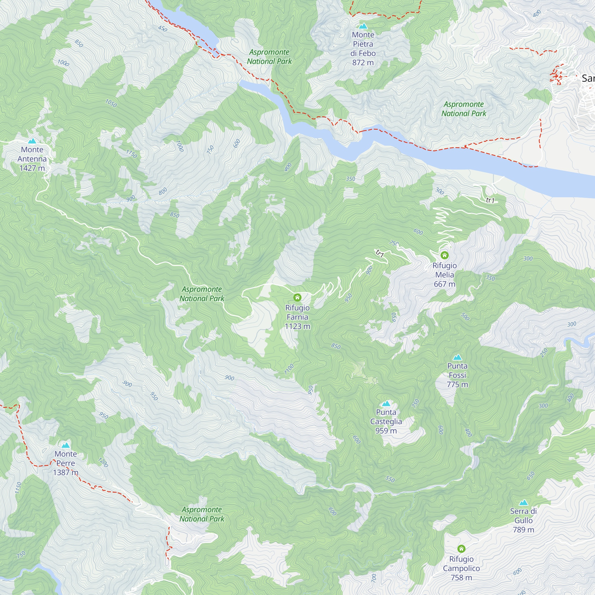 Rifugio Farnia map