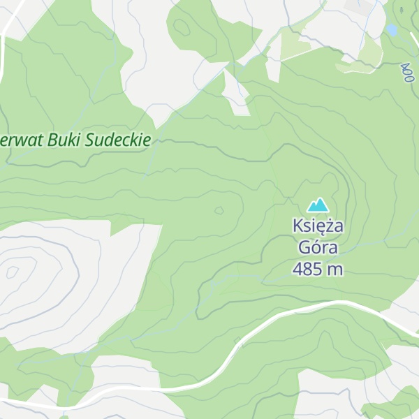 Map of Czerwone Wzgórze