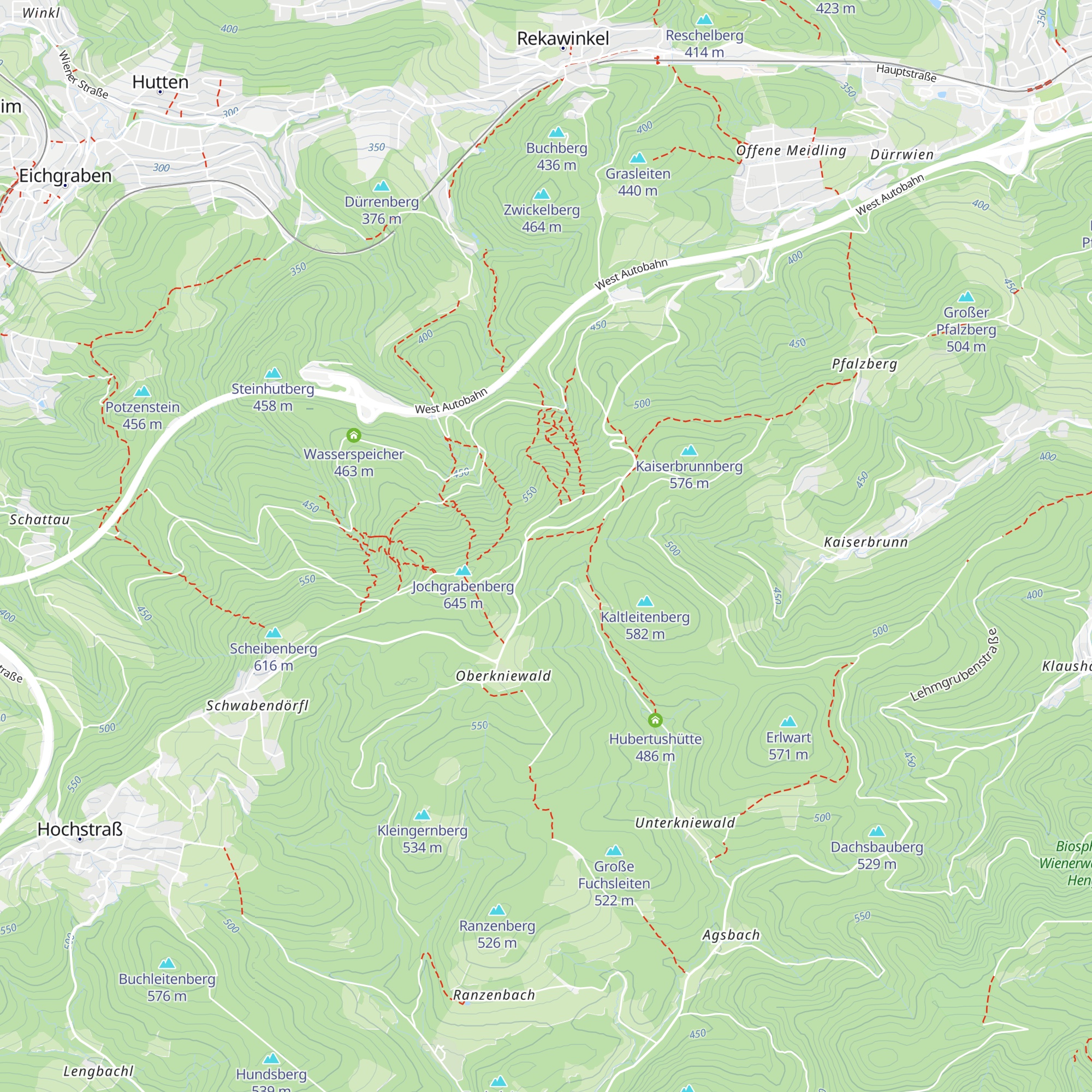Rohrhütte map