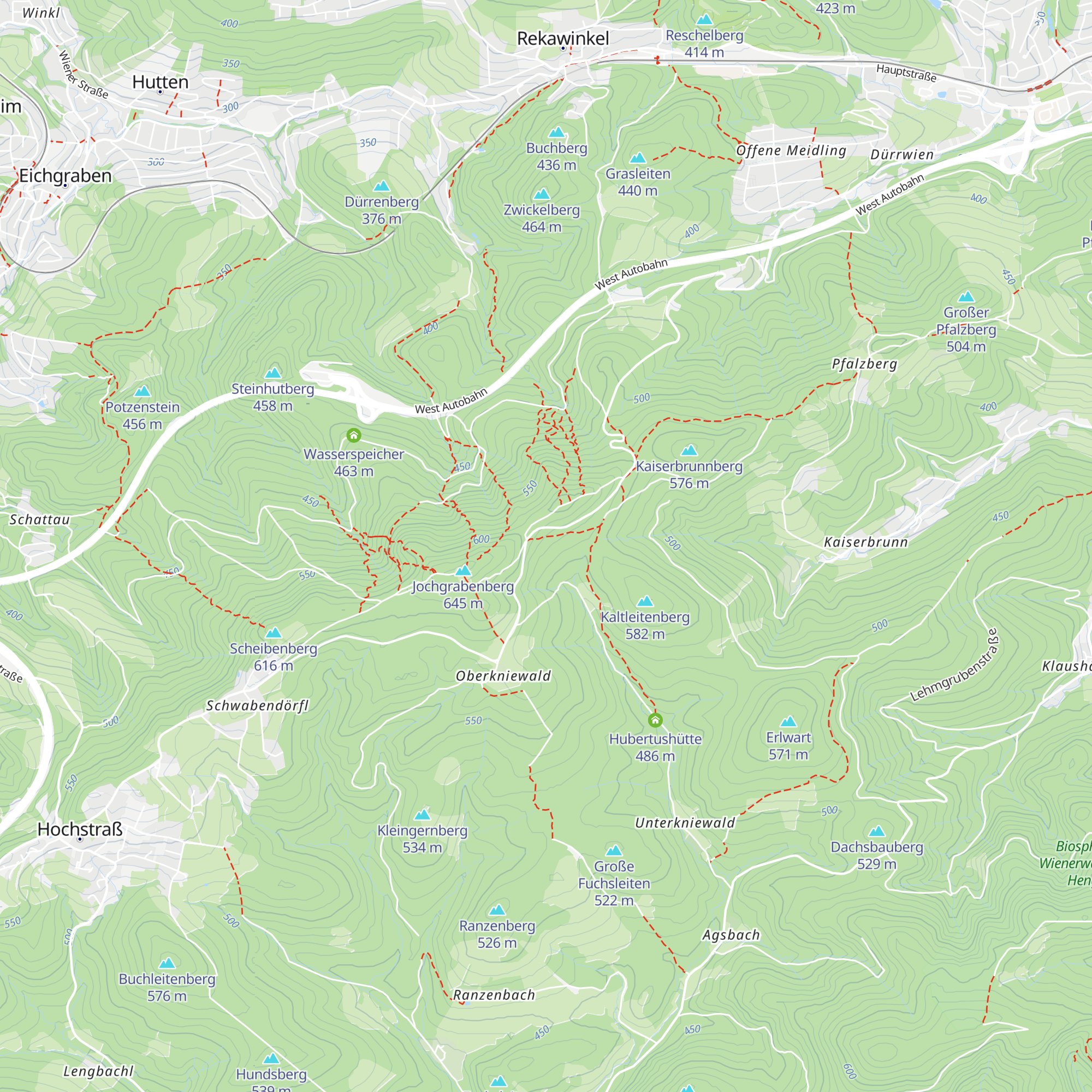 Rohrhütte map