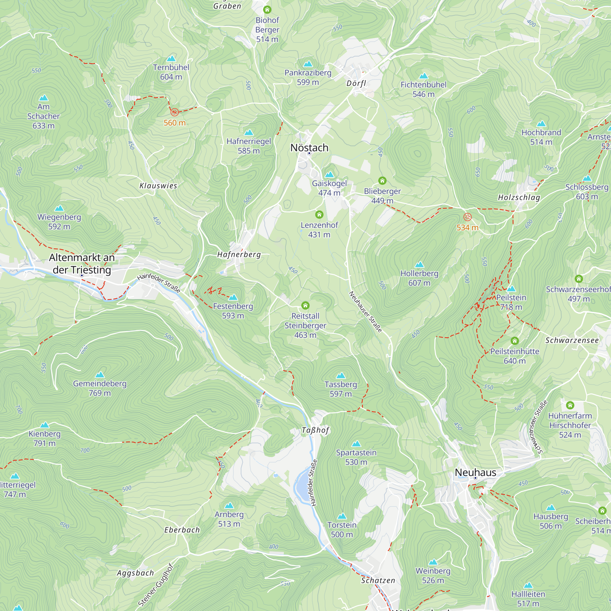 Reitstall Steinberger map