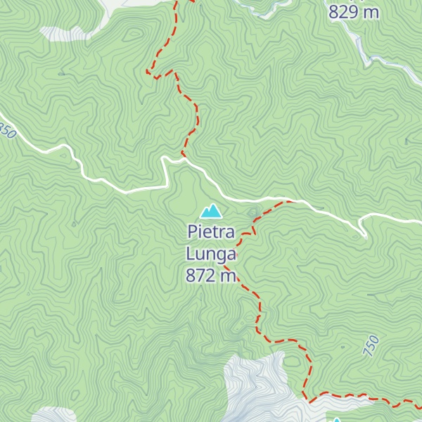 Map of Pietra Lunga