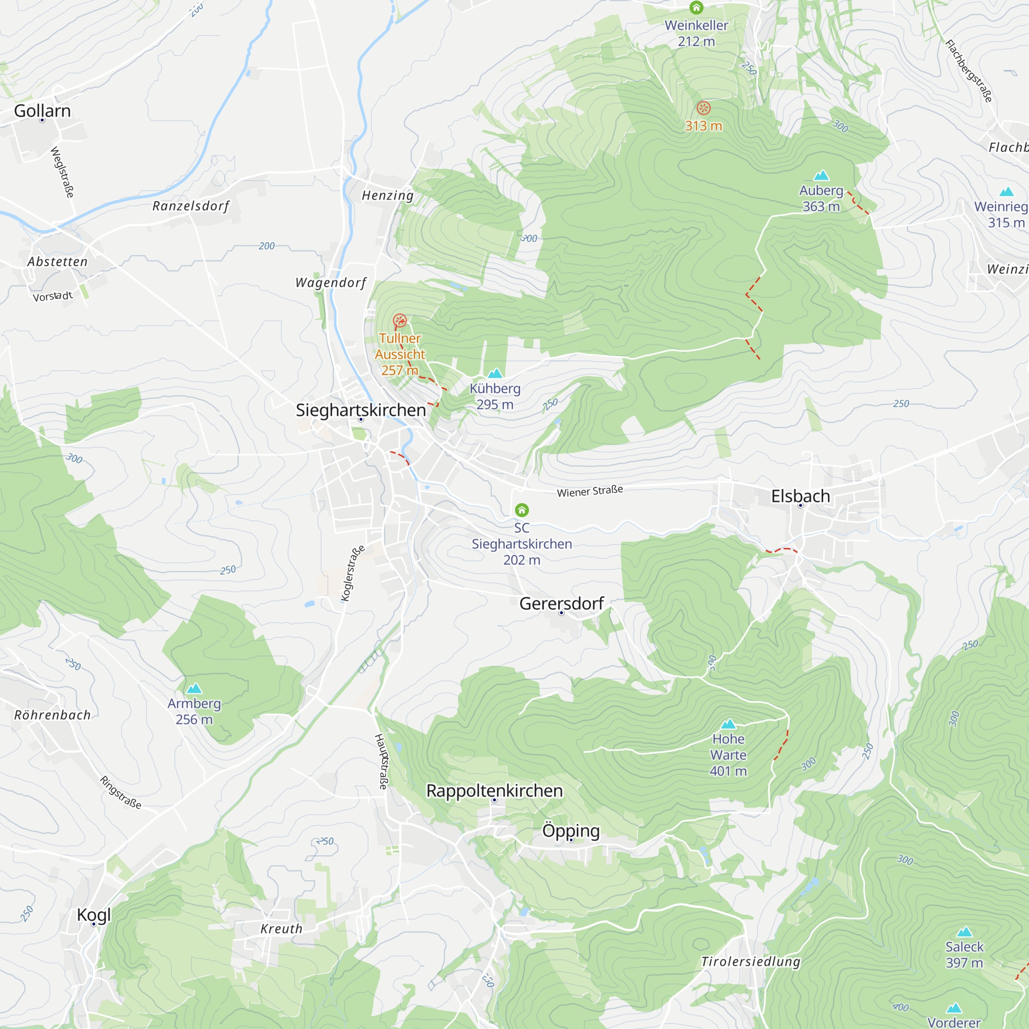Rettungshunde NÖ map
