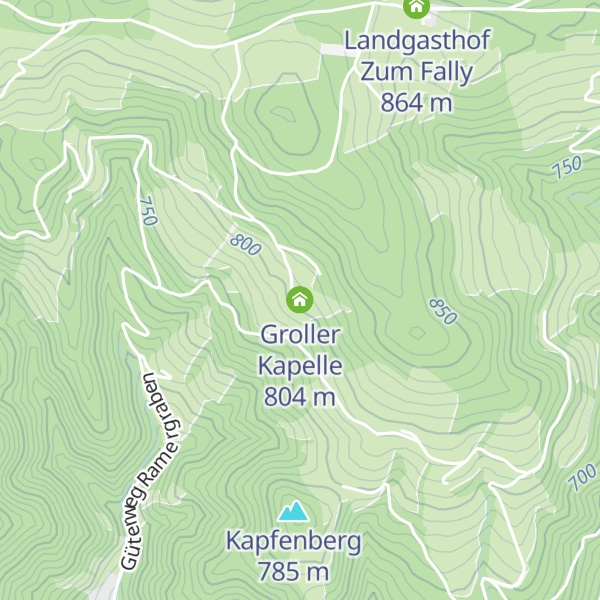 Map of Groller Kapelle