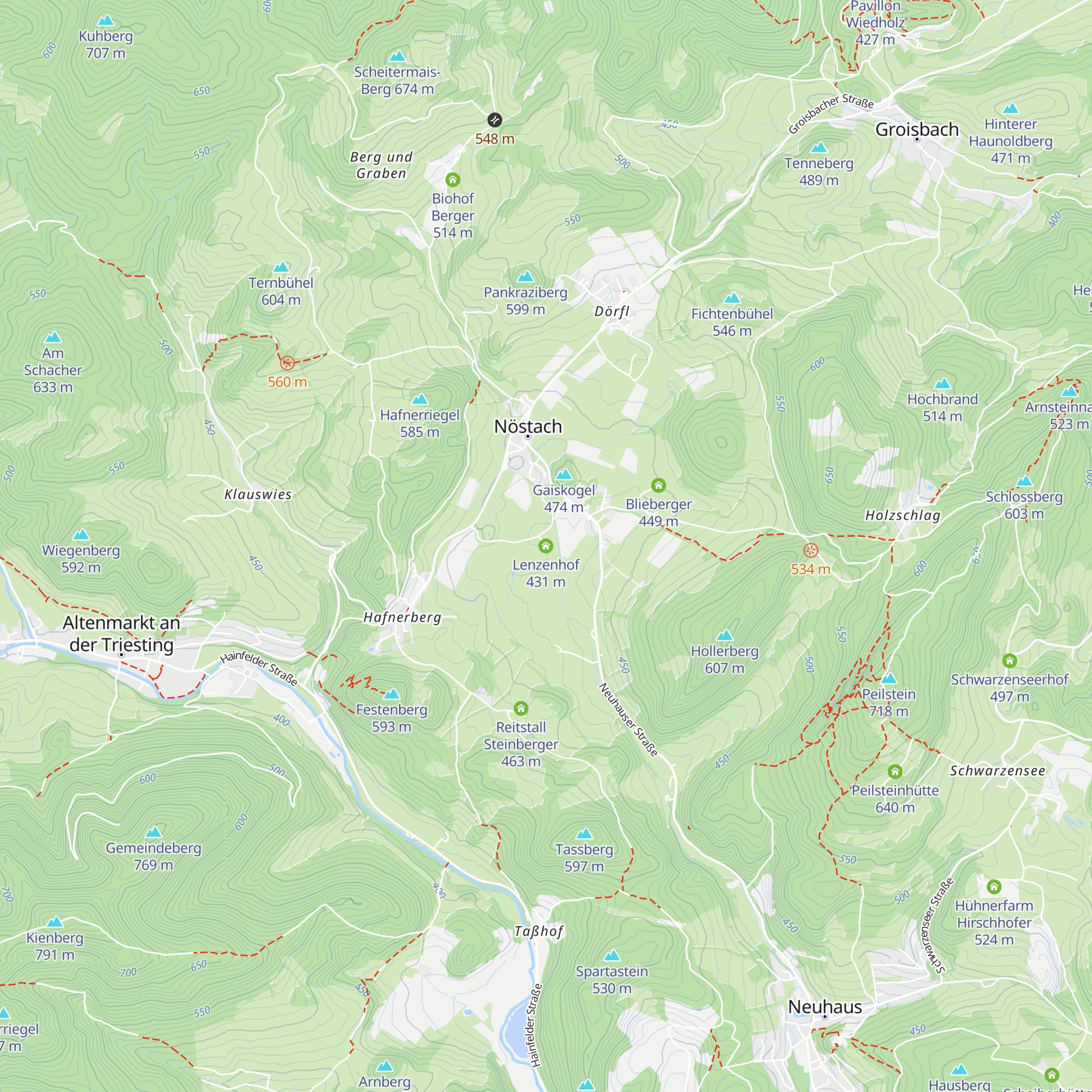 Lenzenhof map