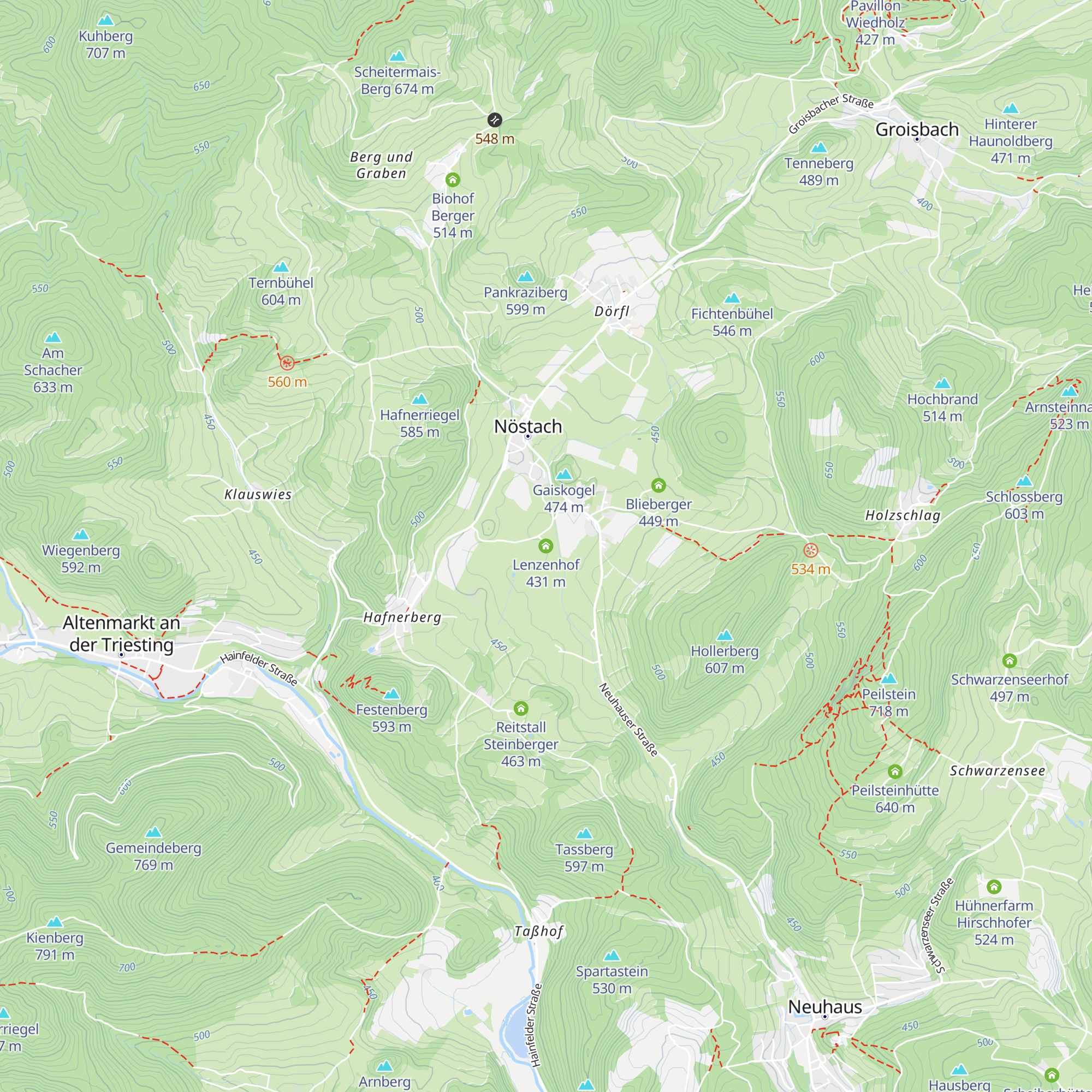 Lenzenhof map