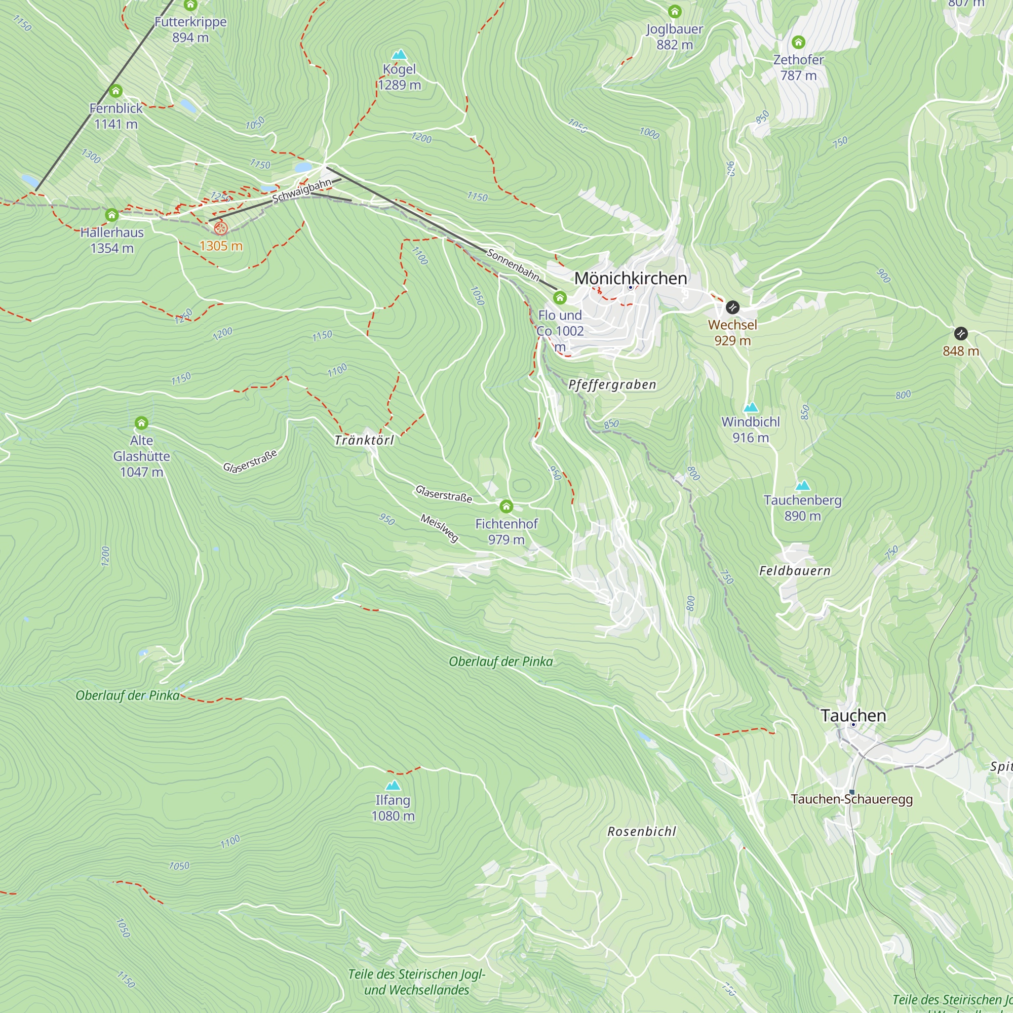 Fichtenhof map