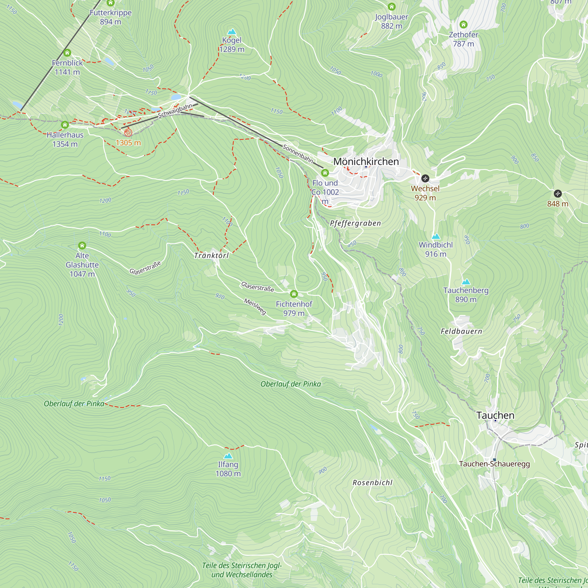 Fichtenhof map