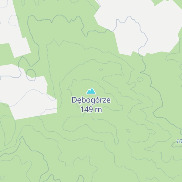 Map of Dębogórze